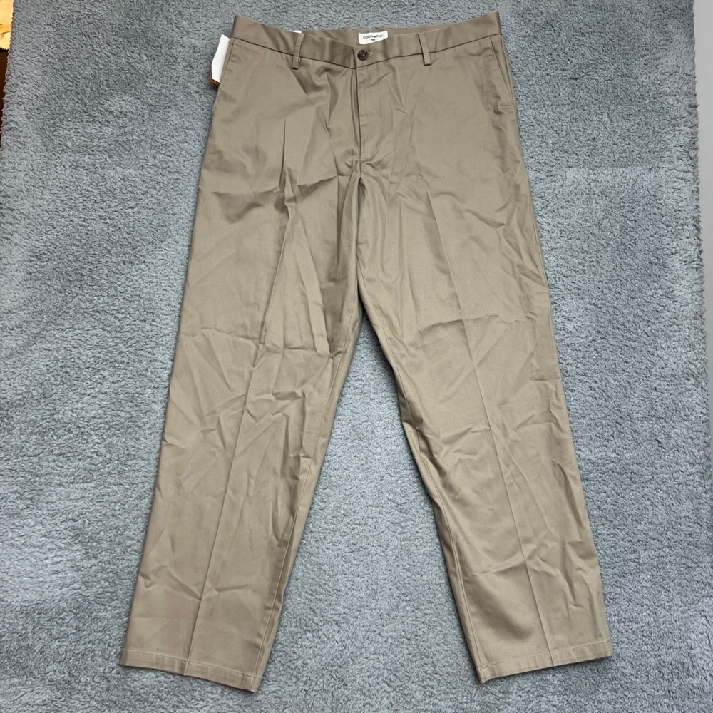 Dockers Dress Pants Mens 38x34 Signature Khaki Beige Relaxed Stretch NEW Casual - Picture 3 of 14
